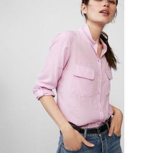 Express The City Shirt Pastel Purple Button Down